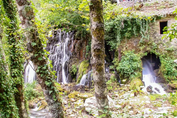 The ancient water mill in the natural reserve of Morigerati, by Bussento river in Cilento National Park, Salerno province, Campania, Italy