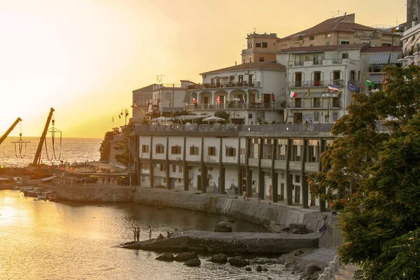 Görünümünü Diamante Adlı Günbatımı Calabria Talya — Stok fotoğraf