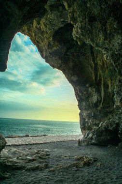 Fiumicello mağara, Maratea, Basilicata bölgesinin, İtalya
