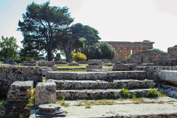 Der Tempel Von Neptun Oder Hera — Stockfoto