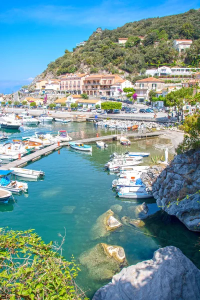 Maratea 2017 Pequeno Porto Turístico Maratea Basilicata Itália — Fotografia de Stock