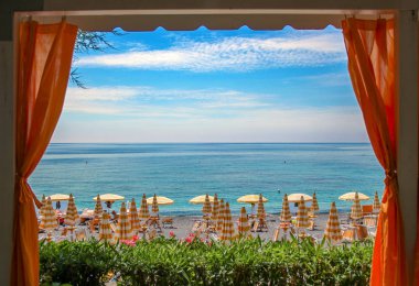 Maratea - İtalya - 06/05/2017 - Tarih Paradisiac beach Macarro Maratea, Basilicata, İtalya