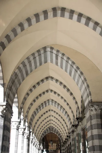 Genoa porches — Stock Photo, Image