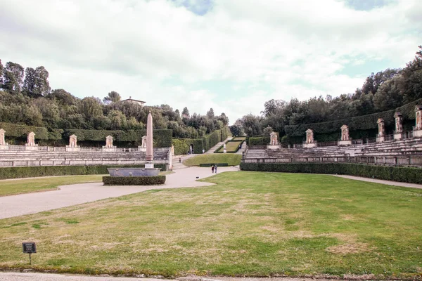 Jardim Boboli e Palácio Pitti — Fotografia de Stock