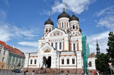 Tallin eski kentinde alexander nevskij katedrali