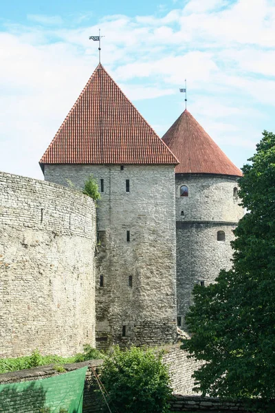 Zamek Toompea na starym mieście w Tallinie — Zdjęcie stockowe