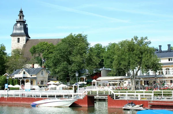 De haven van Naantali in Finland — Stockfoto