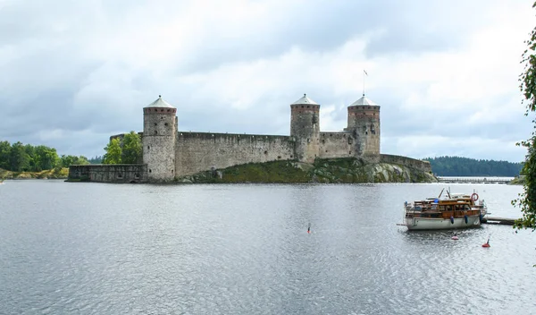Castillo medieval Savonlinna — Foto de Stock