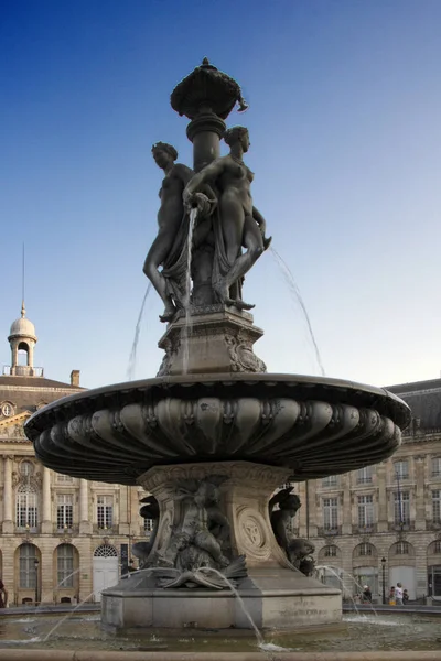 Place de la bourse di notte — Foto Stock