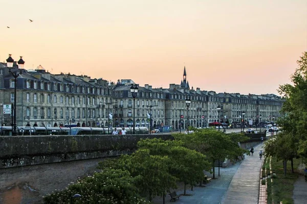 Bordéus ao pôr-do-sol — Fotografia de Stock