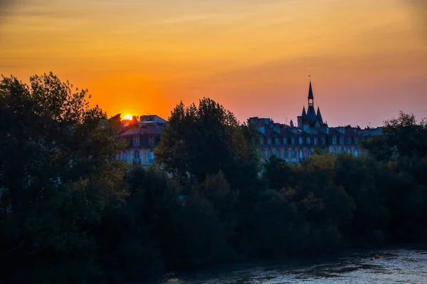 Bordeaux při západu slunce — Stock fotografie