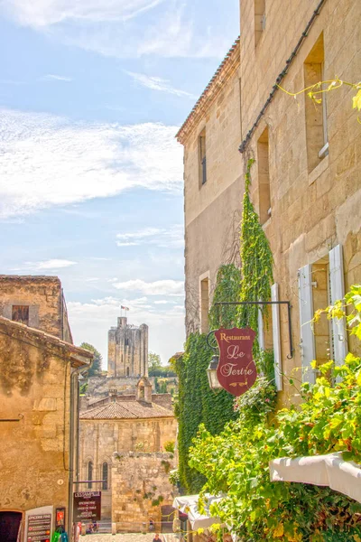 Vista da santa emilion — Fotografia de Stock