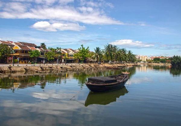 Hoi Vietnam August 2019 Blick Auf Die Altstadt Fluss Thu — Stockfoto