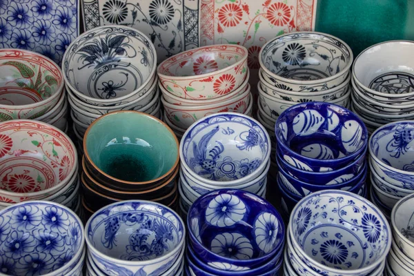 Kézműves Kerámia Egy Piacon Hoi Vietnam — Stock Fotó