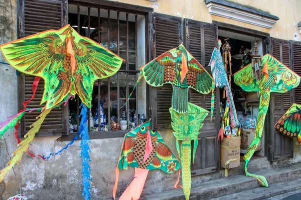 Kite Shop Starobylém Městě Hoi Vietnam — Stock fotografie