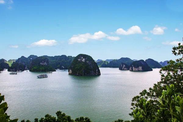 Krásná Scenérie Halong Bay Vietnamu — Stock fotografie