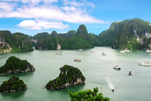 Krásná Scenérie Halong Bay Vietnamu — Stock fotografie