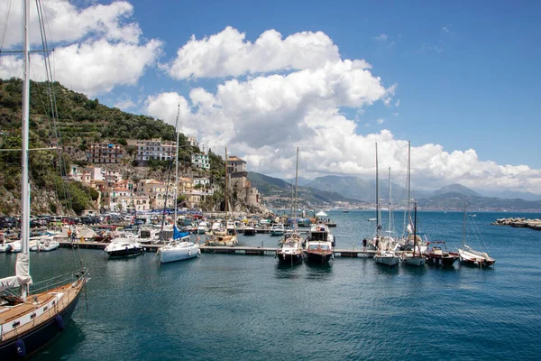 Cetara Włochy Czerwcu 2020 Wioska Cetara Wybrzeżu Amalfi — Zdjęcie stockowe