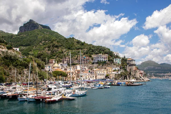 Cetara Italia Junio 2020 Pueblo Cetara Costa Amalfi — Foto de Stock