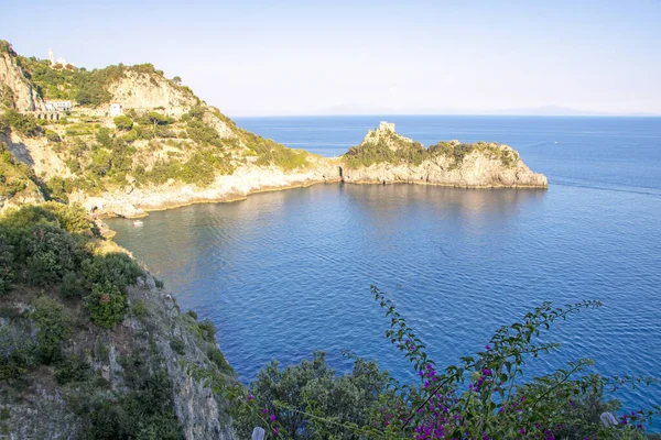 Beau Paysage Conca Dei Marini Sur Côte Amalfitaine Italie — Photo