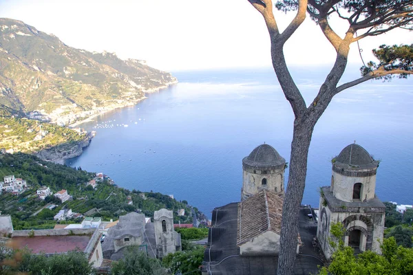 Beau Paysage Côte Amalfitaine Villa Rufolo Ravello Italie — Photo