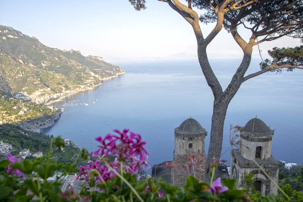 Beau Paysage Côte Amalfitaine Villa Rufolo Ravello Italie — Photo