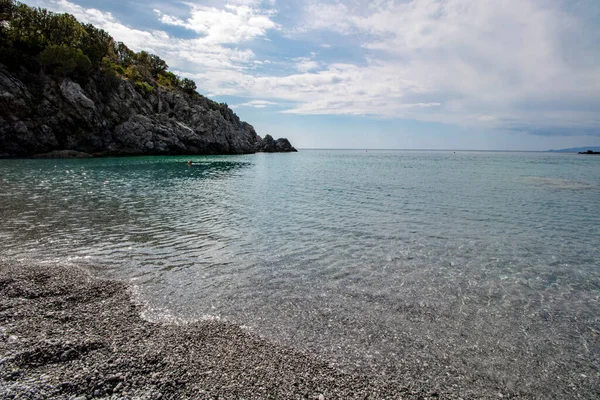 Szcenírozott Táj Maratea Tengerpartján Basilicata Olaszország — Stock Fotó