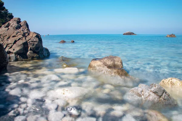 Paisaje Escénico Costa Playa Maratea Región Basilicata Ital — Foto de Stock