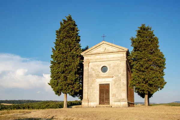 キリコ オルシアで イタリア 2020年8月 タスカン地方のビタレタの小さな礼拝堂 — ストック写真