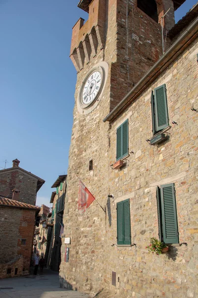 Rocca Passignano Middeleeuws Fort Het Dorp Passignano Sul Trasimeno Met — Stockfoto