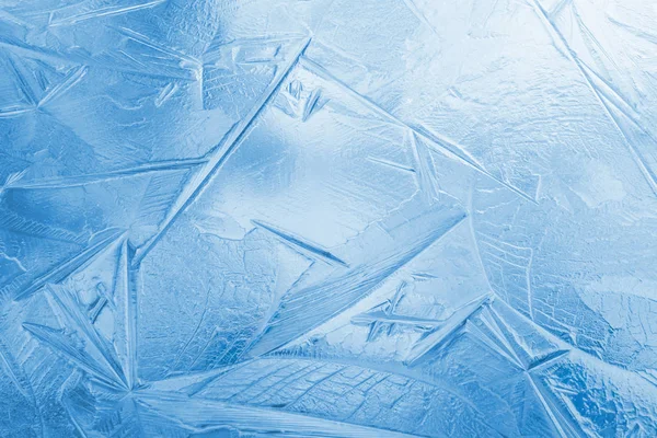 Natürlicher Heller Hintergrund Des Ersten Eises Auf Der Wasseroberfläche — Stockfoto