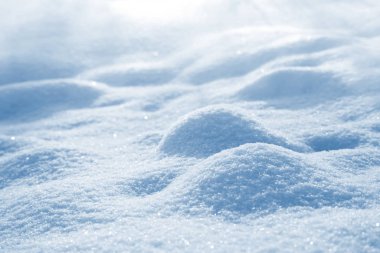 Saf parlak kar snowdrifts ile doğal arka plan. Kar manzara