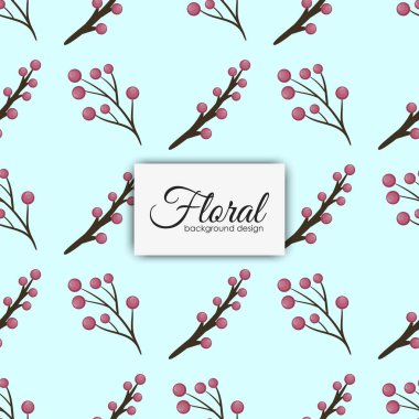 Çiçek illüstrasyon deseni. Çiçek vektör