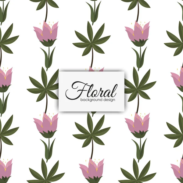 Çiçek illüstrasyon deseni. Çiçek vektör
