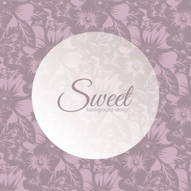 Çiçekler, suluboya ile tebrik kartı. Vektör çerçeve