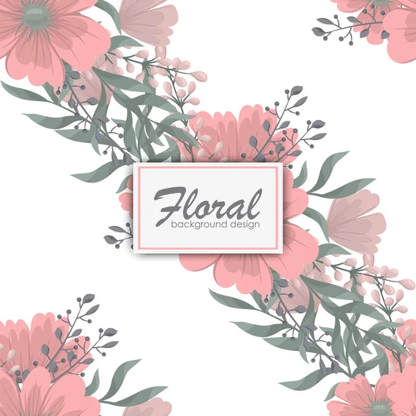 Padrão Floral Sem Costura Moda Ilustração Vetorial — Vetor de Stock