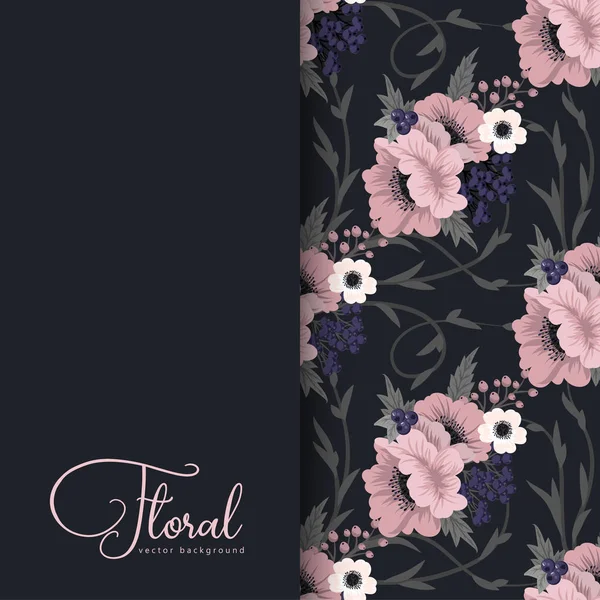 Floral Καρέ Πολύχρωμο Λουλούδι — Διανυσματικό Αρχείο