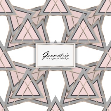 gometrik elemanlar ile sorunsuz desen