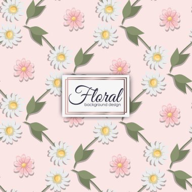 Kesintisiz renkli çiçek desenli çiçekli, halk tarzında bırakır... Elle çizilmiş. Vektör çizim.