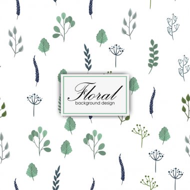 Kesintisiz renkli çiçek desenli çiçekli, halk tarzında bırakır... Elle çizilmiş. Vektör çizim.