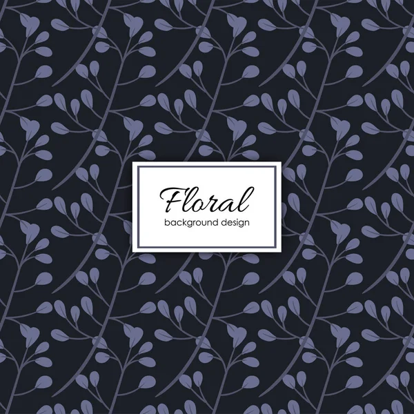 Motif Floral Sans Couture Tendance Dans Illustration Vectorielle — Image vectorielle