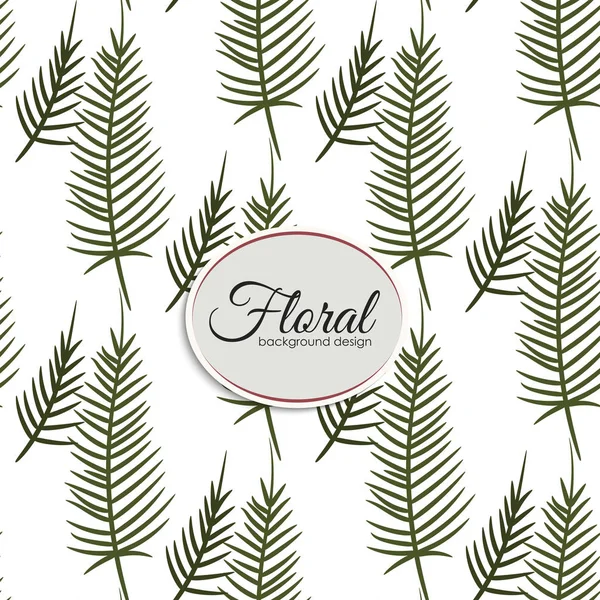 Patrón Floral Inconsútil Moda Ilustración Vectorial — Vector de stock