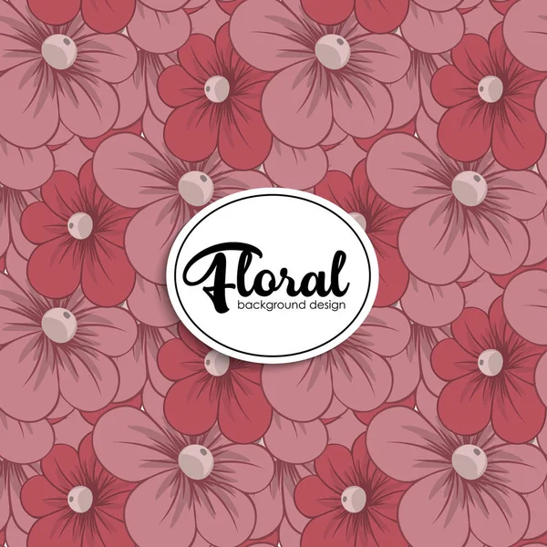 Patrón Floral Inconsútil Moda Ilustración Vectorial — Vector de stock