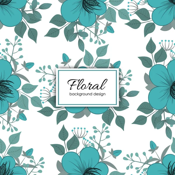 Patrón Floral Inconsútil Moda Ilustración Vectorial — Archivo Imágenes Vectoriales