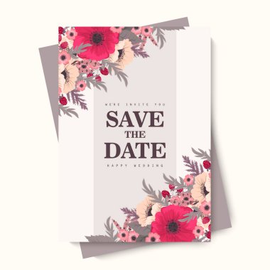 Düğün şablonu için çiçek arkaplanı