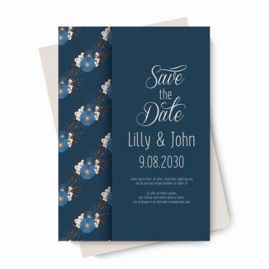 Düğün şablonu için çiçek arkaplanı