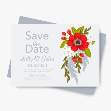 Düğün şablonu için çiçek arkaplanı