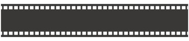 Film reel strip with white frame markings. vintage cinematic border design