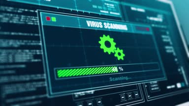 virüs tarama ilerleme uyarı iletisi tehdit tespit uyarı ekranında, bilgisayar ekran girerek sistemde oturum açma ve parola ilerlemesini göstermek içine oturum sistem Security verilen. 