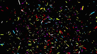  Left_Right _Center_line_square siyah/yeşil 4k arka plan gerçekçi çok renkli konfeti çok şekil kurşun Popper patlamalar çekim düşüyor. Düğün, Doğum günü, kutlama, karnaval, parti veya tatil